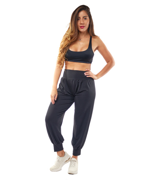 Calza bombacha poliviscosa negra de mujer marca Kalypzo 1 Calza bombacha poliviscosa negra de mujer marca Kalypzo 1