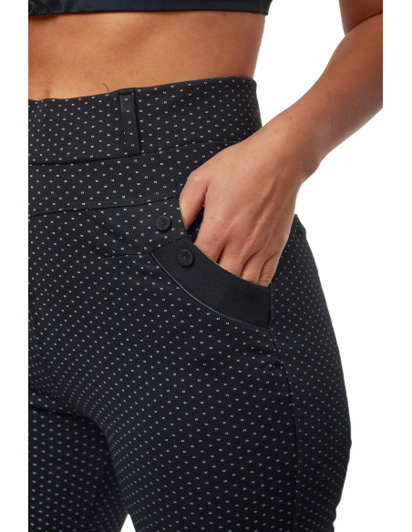 Calza diseño puntos de mujer marca Kalypzo 5