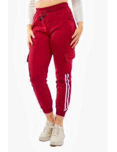 Jogger polar burdeo de mujer 1