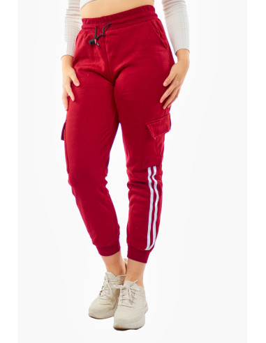 Jogger polar burdeo de mujer 1