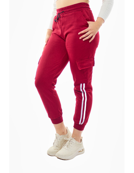 Jogger polar burdeo de mujer 2 Jogger polar burdeo de mujer 2