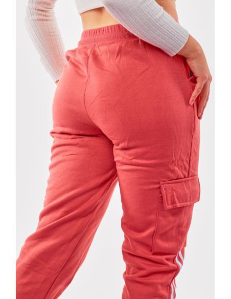 Jogger polar rosado pastel de mujer 4 Jogger polar rosado pastel de mujer 4