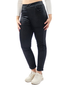 Calza chiporro negra de mujer 1