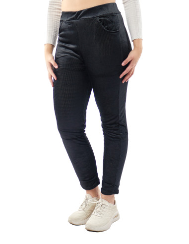 Calza chiporro negra de mujer 1