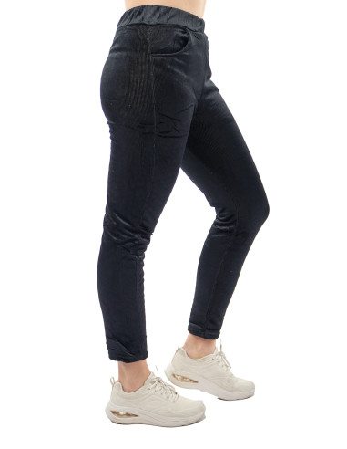 Calza chiporro negra de mujer 3