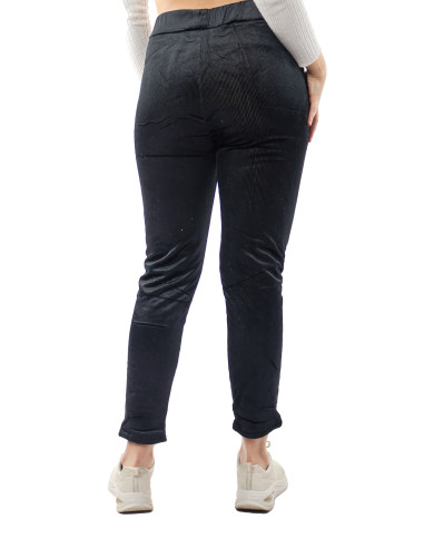 Calza chiporro negra de mujer 4