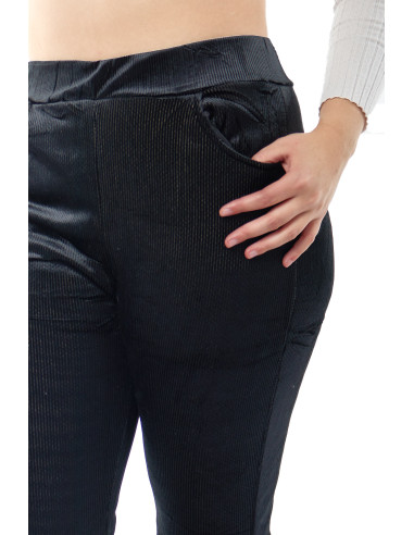 Calza chiporro negra de mujer 5