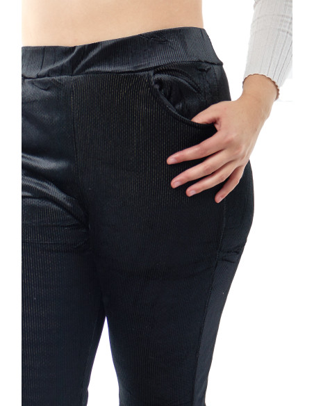 Calza chiporro negra de mujer 5 Calza chiporro negra de mujer 5