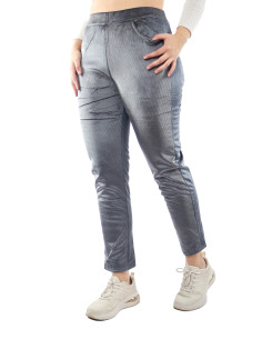 Calza chiporro gris de mujer 1 2