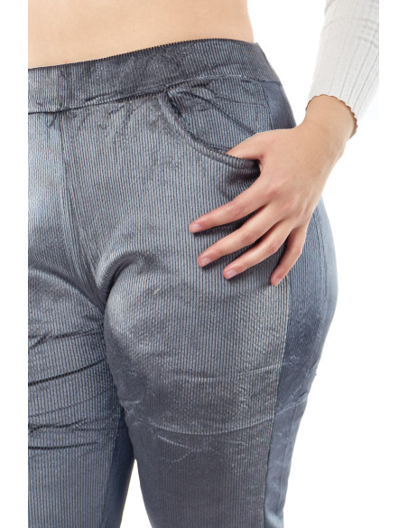 Calza chiporro gris de mujer 5 Calza chiporro gris de mujer 5