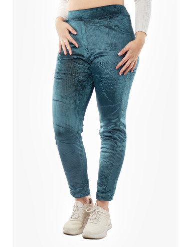 Calza chiporro verde azulado de mujer marca Kalypzo 1