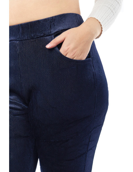 Calza chiporro azul marino de mujer marca Kalypzo 5 Calza chiporro azul marino de mujer marca Kalypzo 5