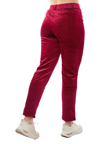 Calza chiporro burdeo de mujer marca Kalypzo 4