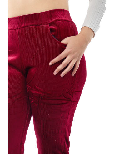 Calza chiporro burdeo de mujer marca Kalypzo 5